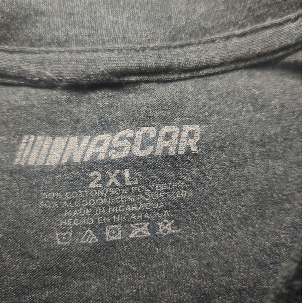 NASCAR Daytona International Speedway Heather Blue Graphic T-Shirt Mens 2XL